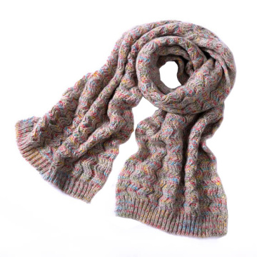 Bufanda hecha punto gruesa de lujo del invierno del tinte del espacio unisex de las mujeres (SK158)